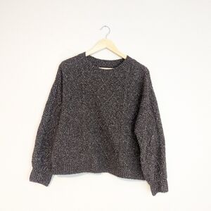Lucky Brand Brown/Grey Boxy Sweater